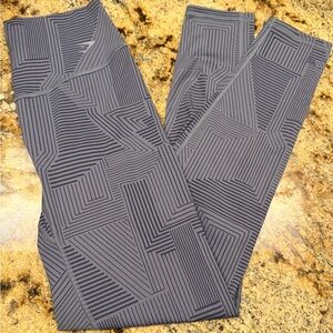 Gymshark Elevate Leggings Ladies Small High Waisted Evening Blue Gray RLSET Yoga